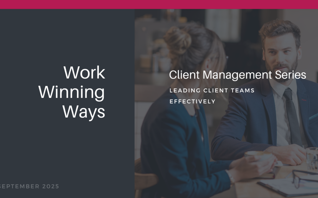 Leading client teams effectively