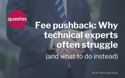 Fee pushback: Why technical experts often struggle (and what to do instead)
